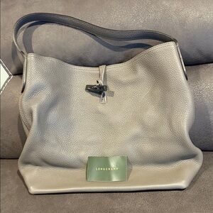 Longchamp Roseau Essential Leather Hobo Bag